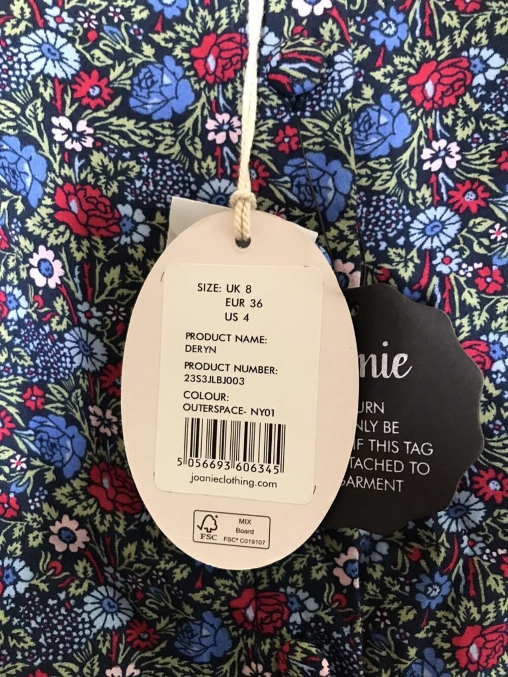 NWT retro Laura Ashley x Joanie Adult Romper sz 4 jumpsuit cottagecore Deryn - Picture 7 of 7